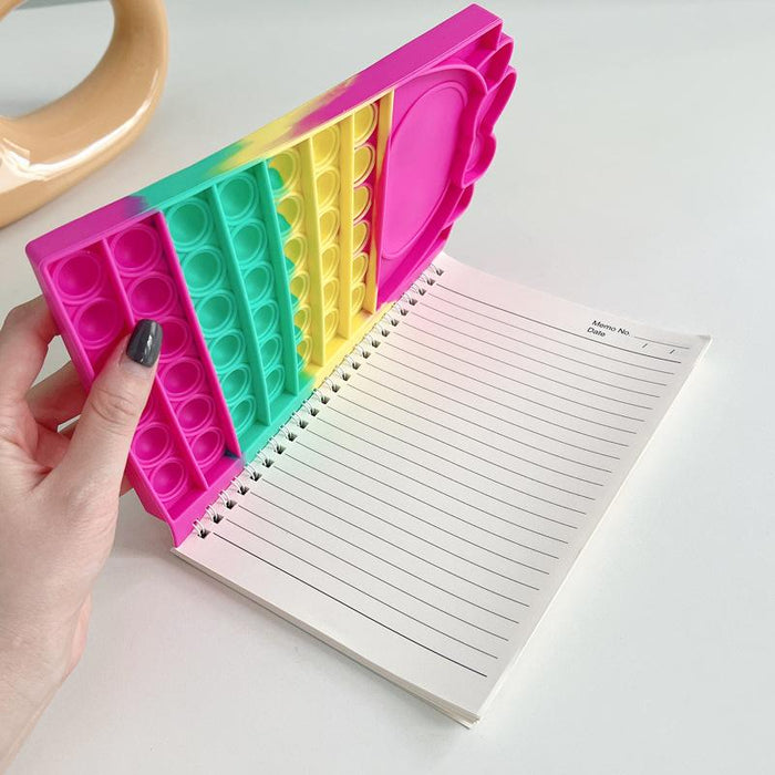 Notebook Coil This Silicone Bubble Decompression Press Toy