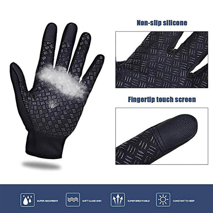 2022 Winter Gloves For Men Waterproof Windproof Cold Gloves