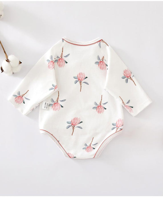 Infant Cotton Flower Romper