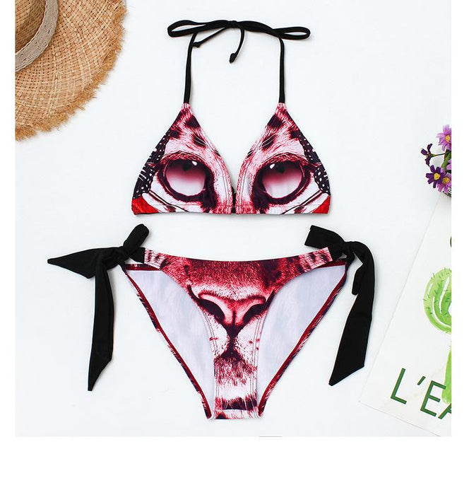 New Sexy Leopard Print Split Bikini