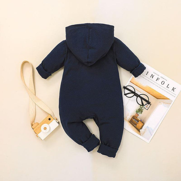 Baby Long Sleeve Hooded Jumpsuit