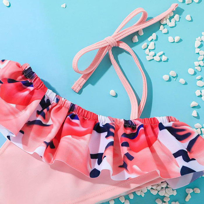 Girls' Fashion SWIMSUIT SET Bikini Split Swimsuit 2-piece Set
