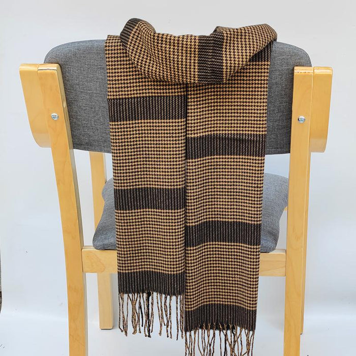 Classic Lattice Soft Scarf Cashmere Plaid Scarves