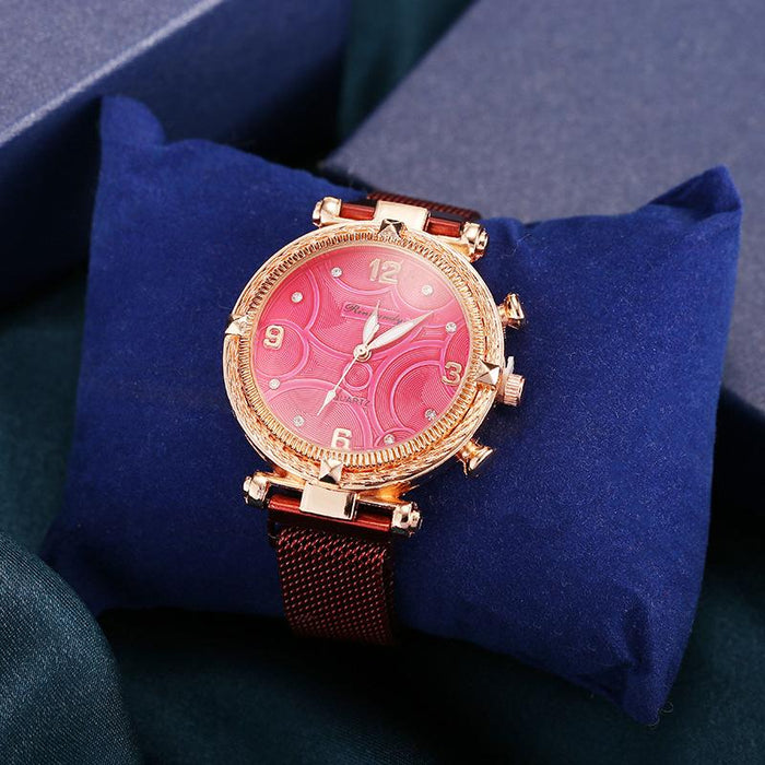 New Stainless Steel Women Wristwatch Quartz Fashion Casual Clock LLZ22322