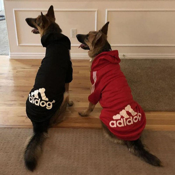 Winter Dog Clothing Adidog Sports Hoodie