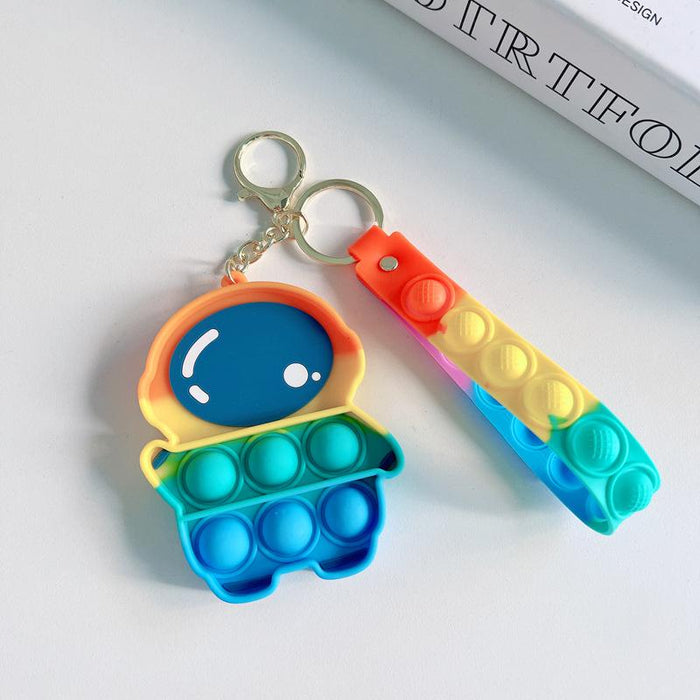 Bag decoration decompression toy key chain