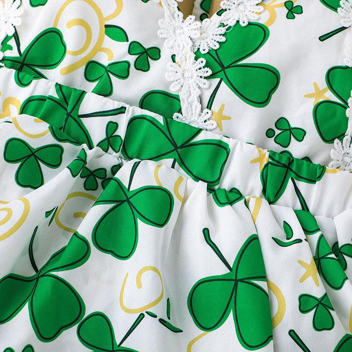 0-1 Years Baby Leaves Jumpsuit With Headband