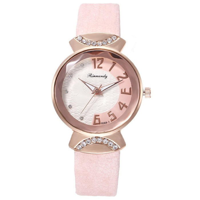 New Stainless Steel Women Wristwatch Quartz Fashion Casual Clock LLZ22228