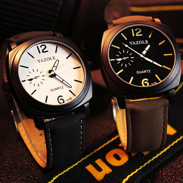 Yazole Watch  Men's Luminous Watches Fashion Minimalist Personality Quartz Watch