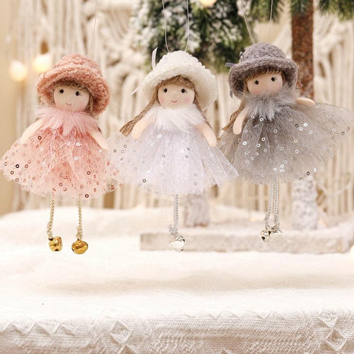 Festive Gift Angel Girl Christmas Tree Hanging Ornament