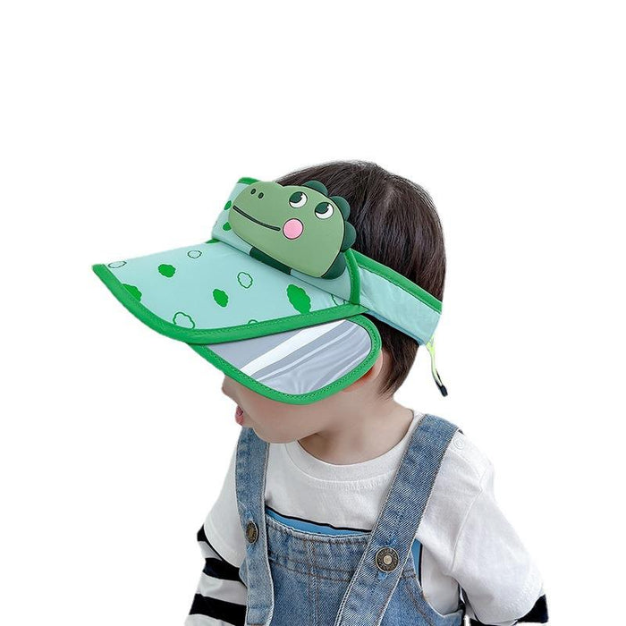 Summer Flapper Wide-brimmed Children's Cartoon Dinosaur Empty Top Hat