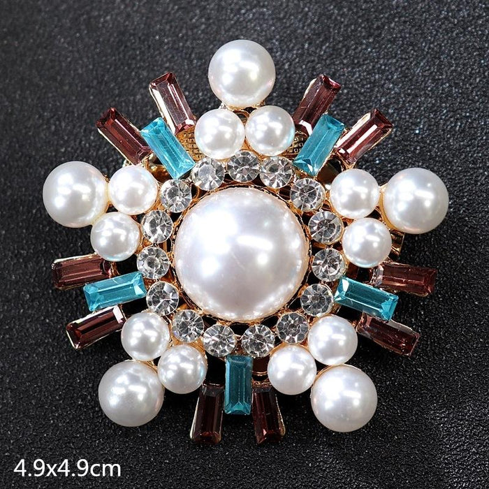 Multi Styles of Exquisite Brooch Vintage Women's Suit Accessories