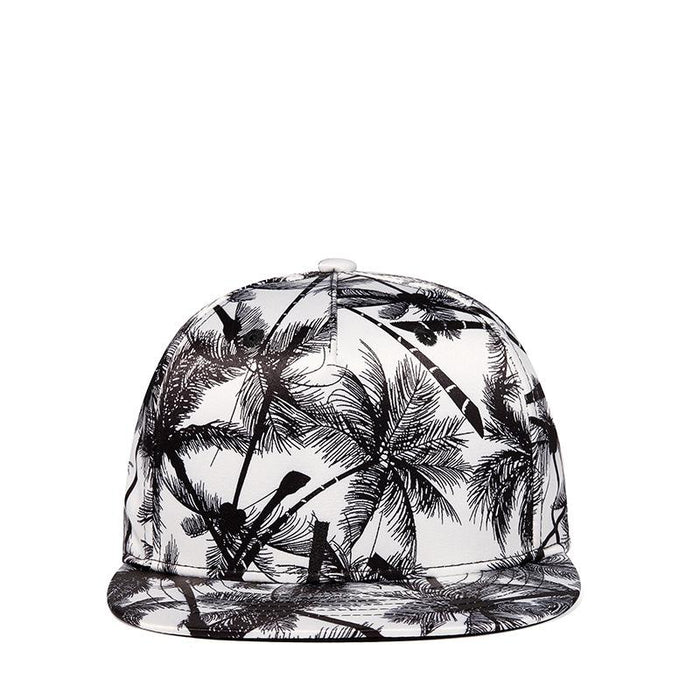 New Hip Hop HD Digital Coconut Pattern Baseball Cap