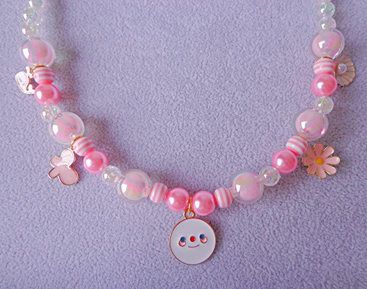 Girl's Flamingo Pendant Necklace