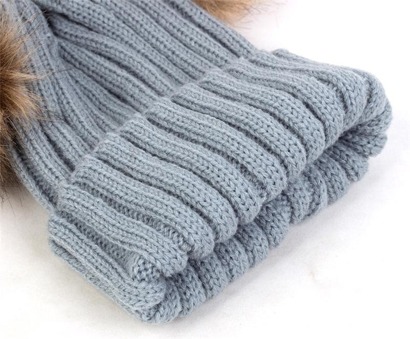 Children Pom Pom Bobble Hat Accessories