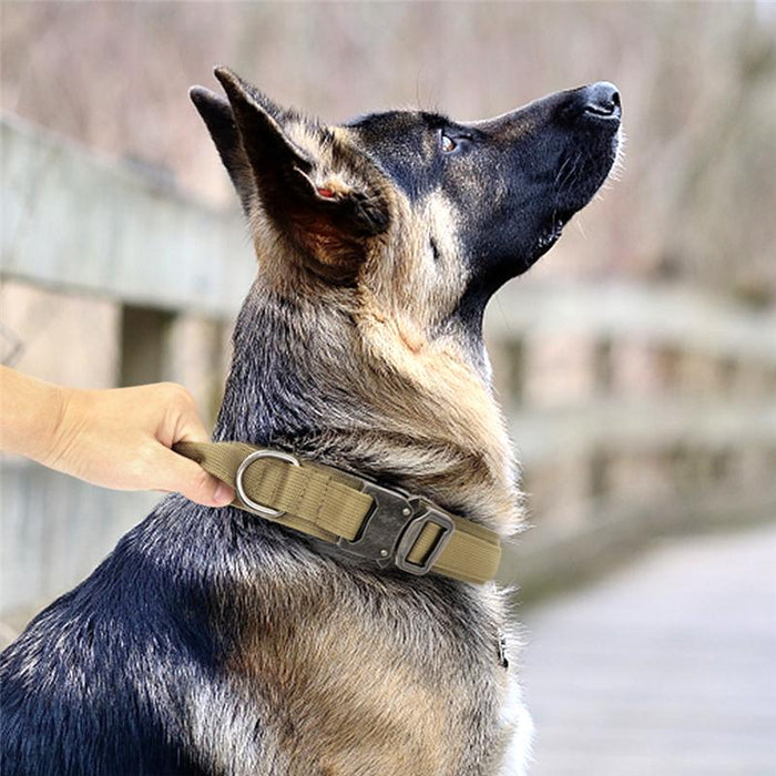 Military Tactical Dog Collar Large Dog Collar