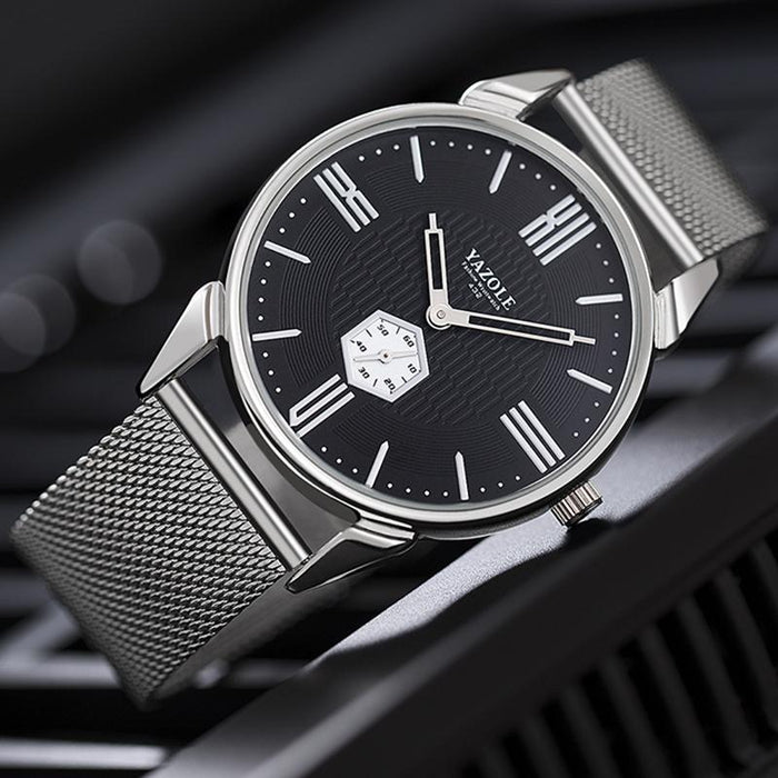 Mens Watches Top Brand Luxury Yazole Fashion Watch Independent Small Seconds Hand Designer