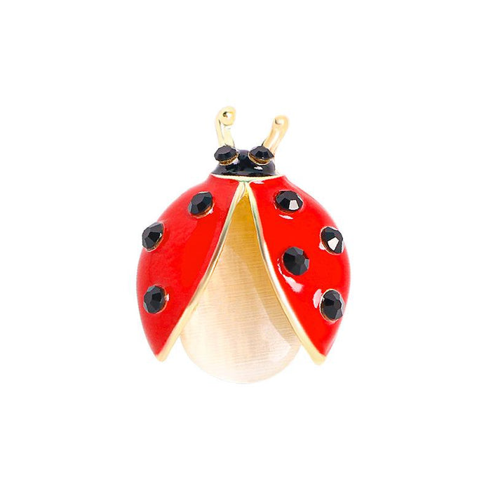 Creative Mini Insect Brooch Seven Star Ladybug Pin