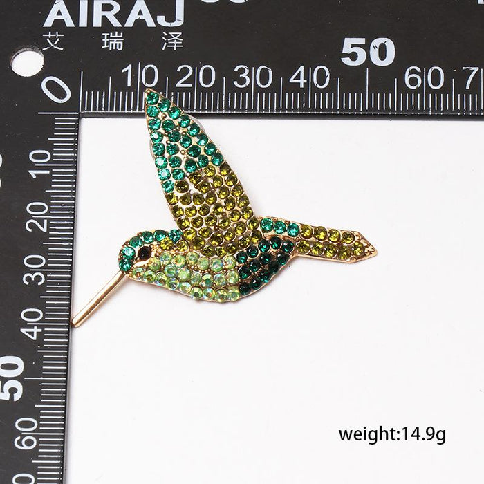 Personalized Women's Jewelry Bird Earrings Accessories Inlaid Rhinestone