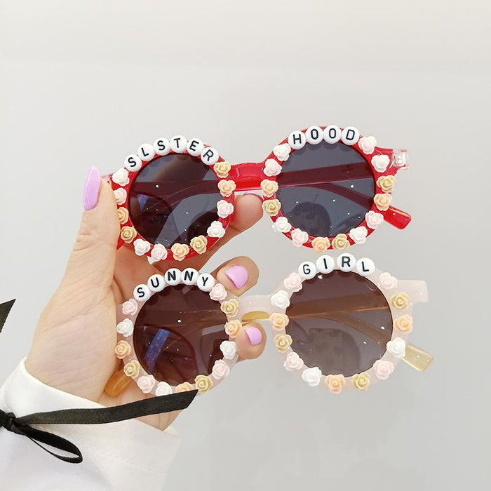 Personalized Fashion UV Proof Letter Children's Sunglasses
