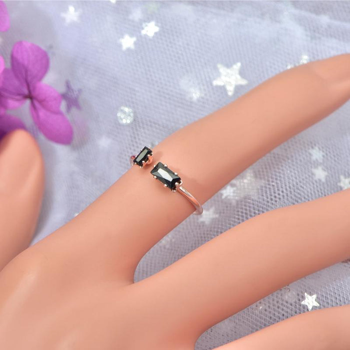 Rose Gold Open Square Ring