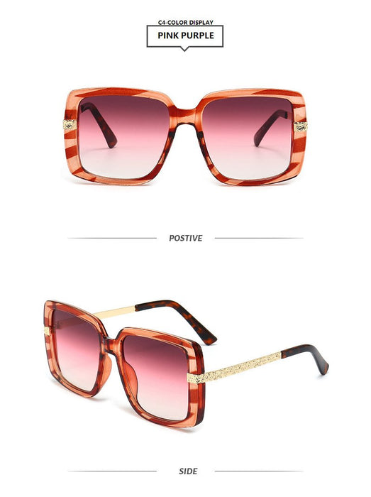 Metal contrast Sunglasses