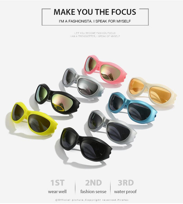 Unique Irregular Hip Hop Sunglasses For Women New