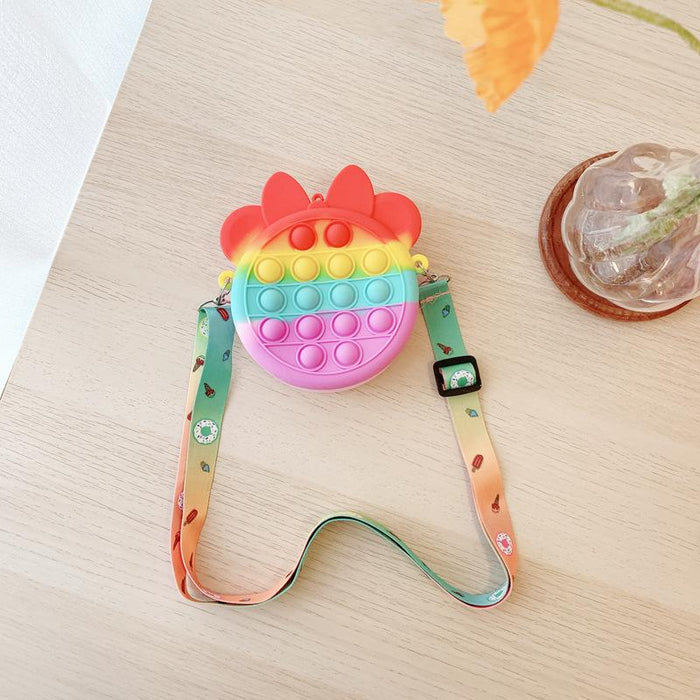 Bag Fingertip Crossbody Bag Bubble Decompression Toy Backpack