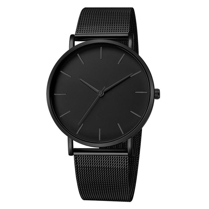 Fashion Quartz Watch Women Mesh Stainless Steel Wrist Watch
