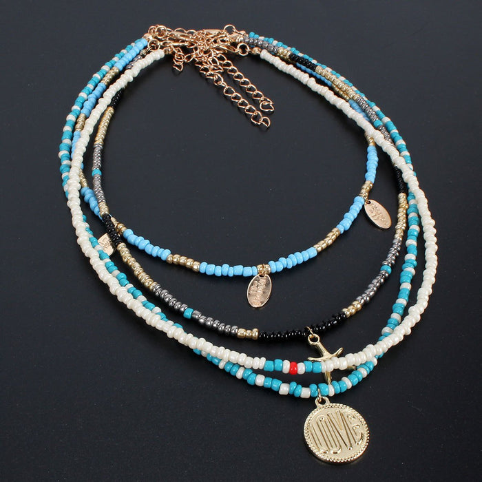 Women's Jewelry Bohemian Multi-layer Personalized Sweater Chain Necklace