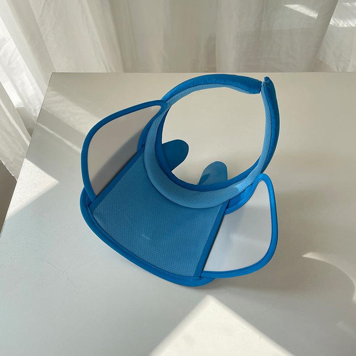 Summer Cute Cat Ears Children‘s Wide Brim Sun Hat