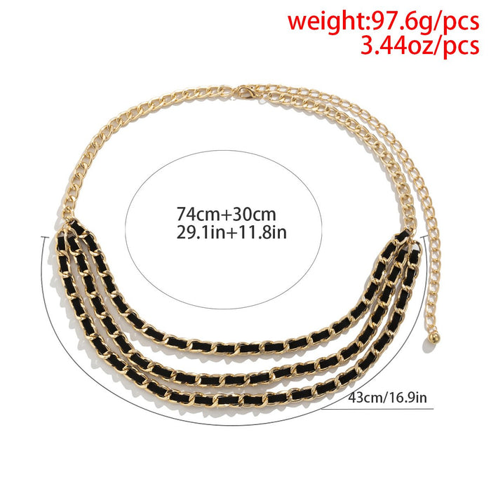 Temperament Multilayer Waist Chain Sexy Tassel Body Chain