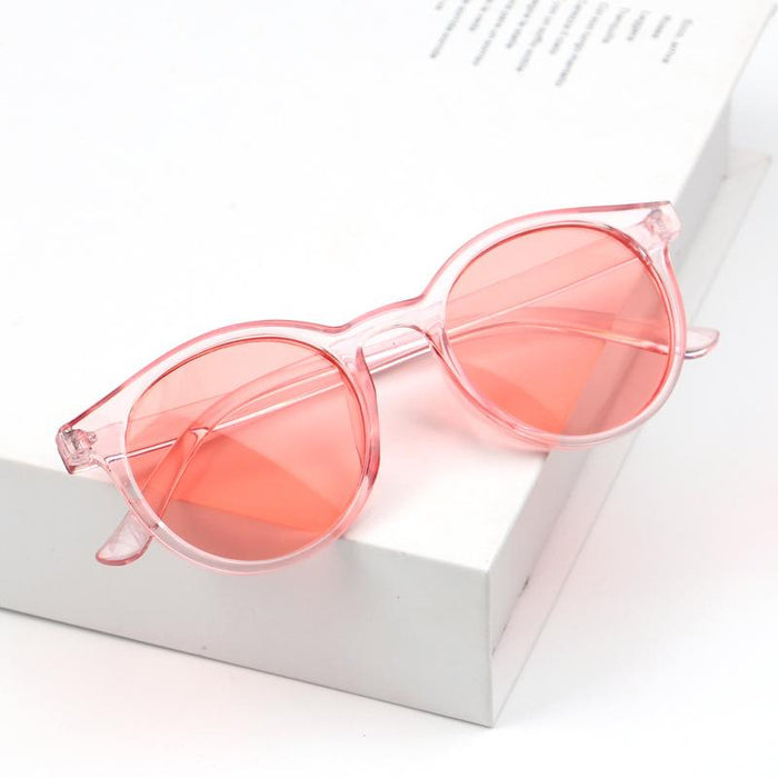 Children's Sunglasses round frame transparent frame sunglasses