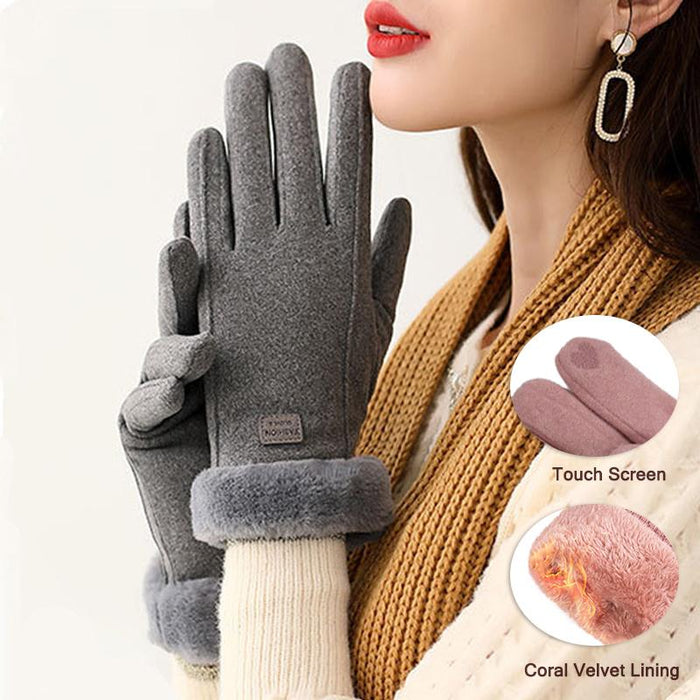 Winter Women Touchscreen Full Finger Gloves