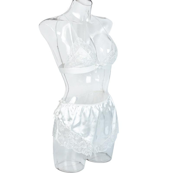 Women's Summer Suspenders Lingerie Shorts Set Loungewear