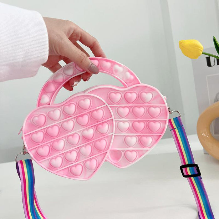 Decompression puzzle bag cartoon children's coin purse toy