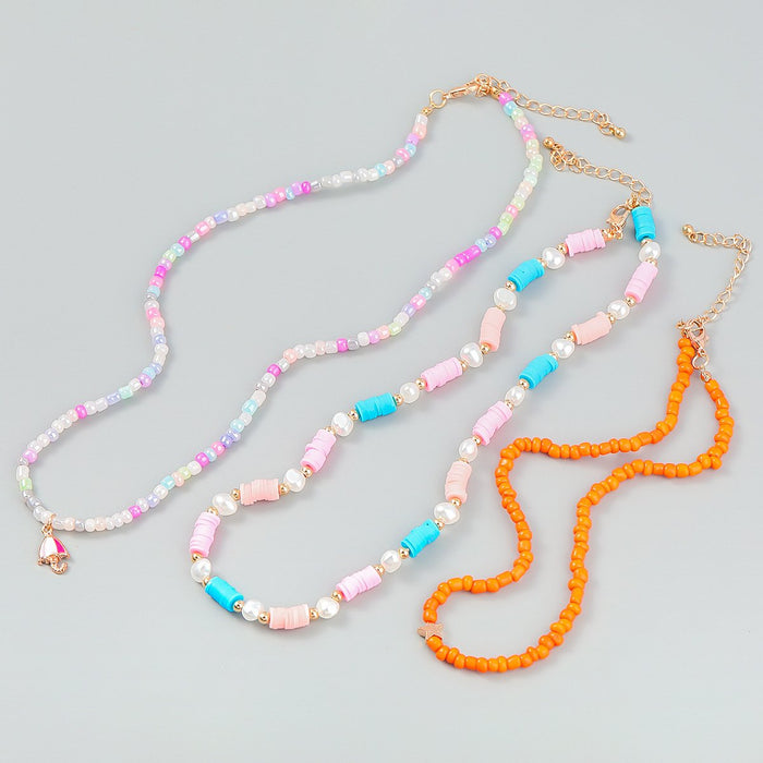 Women's Fashion Beaded Collarbone Necklace