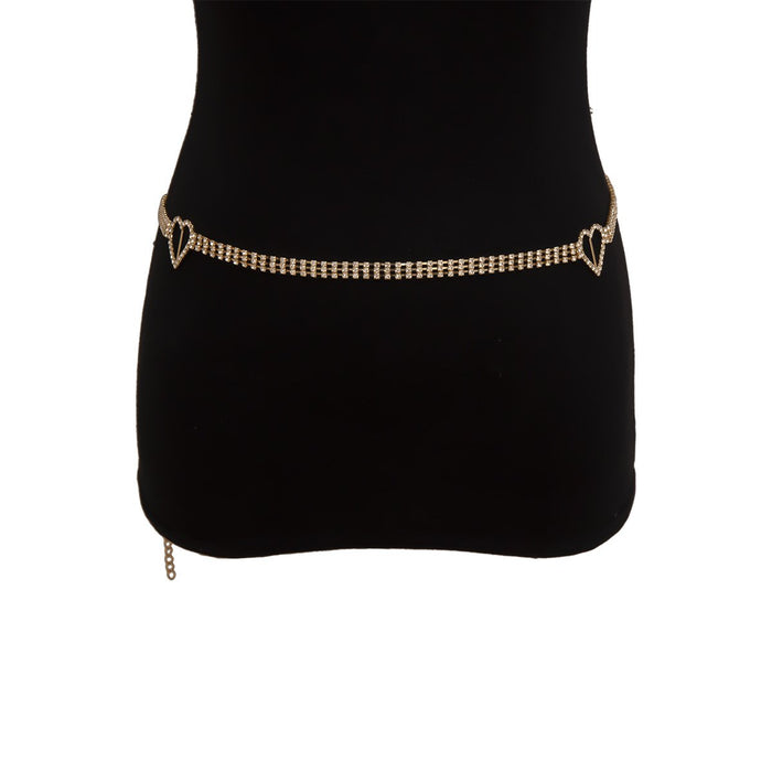 Simple Personality Body Chain Heart-shaped Waist Chain