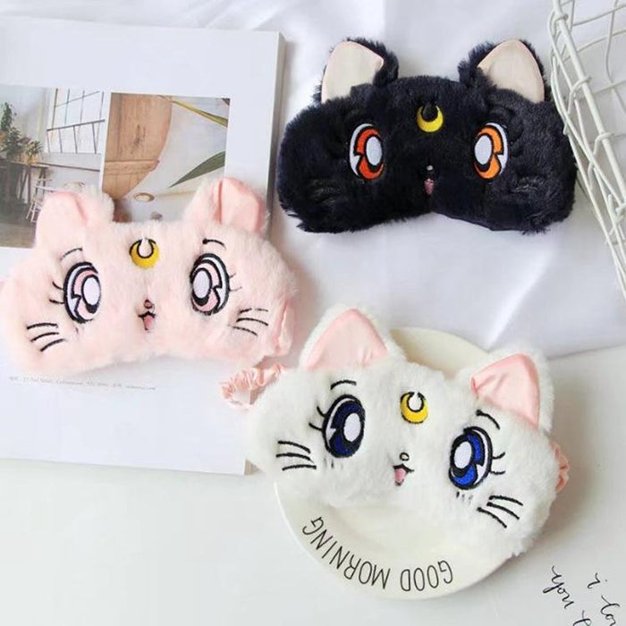 Cartoon Cat Eye Protection Shading Sleeping Eye Mask