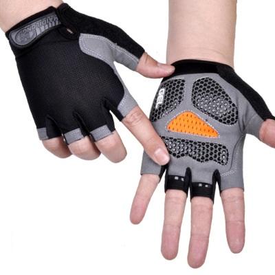 Anti Slip Shock Breathable Half Finger Gloves