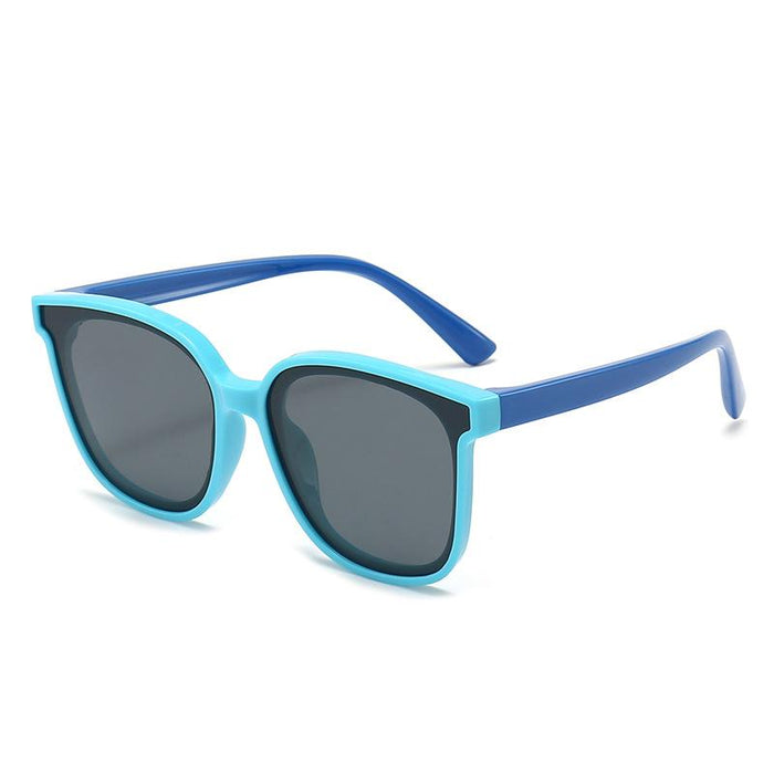 Silicone polarized children's sunglasses and sunglasses