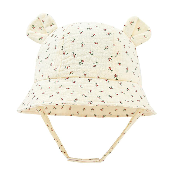 Cotton Sun Hat Children Outdoor Rabbit Ear Beach Caps