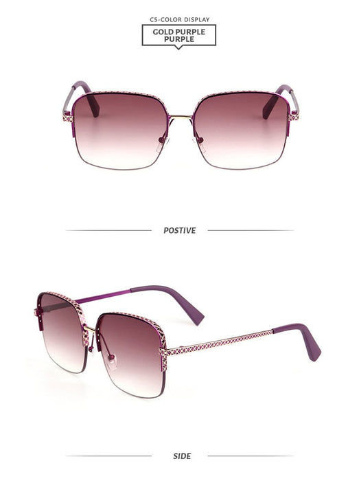 Sunglasses metal women's