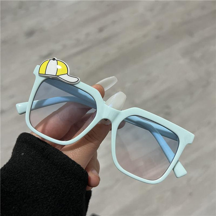 Children's round frame sunglasses UV400 anti ultraviolet