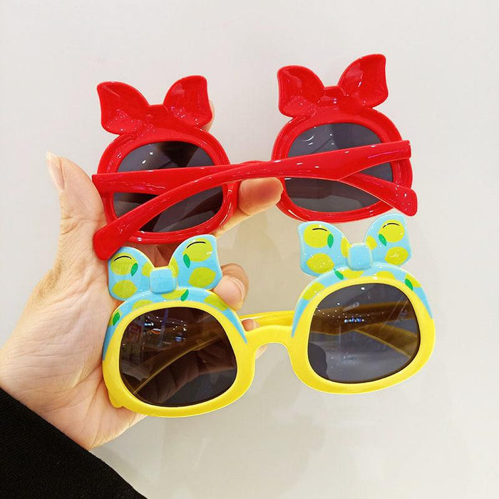 Cute Cartoon Bow Silicone Frame Children's Sunglasses