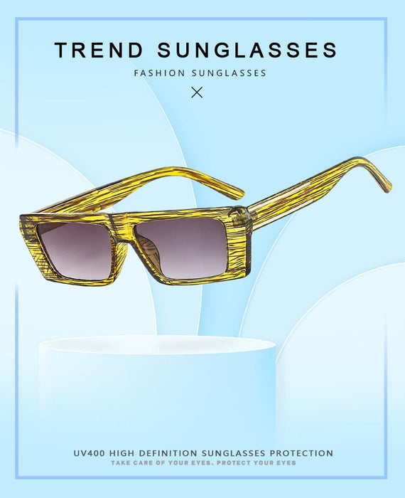 Square small frame sunglasses