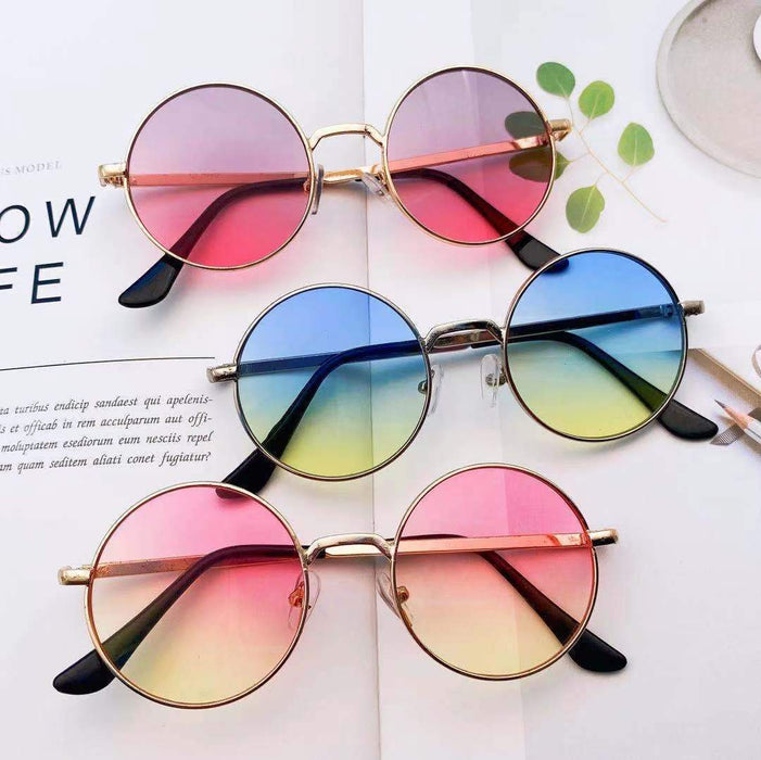 Sunglasses children's round frame sunglasses