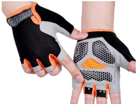 Anti Slip Shock Breathable Half Finger Gloves