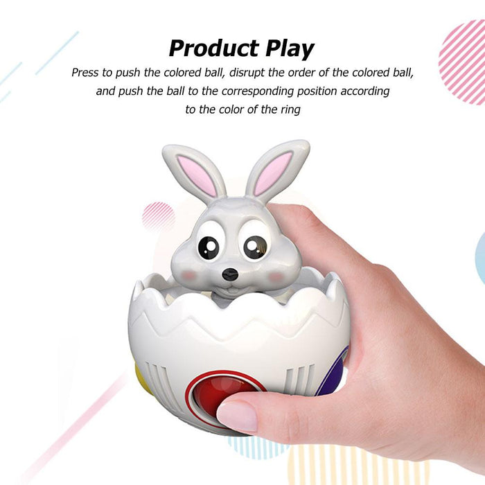 ABS Puzzle with Detachable Rabbit Head Educational Toy