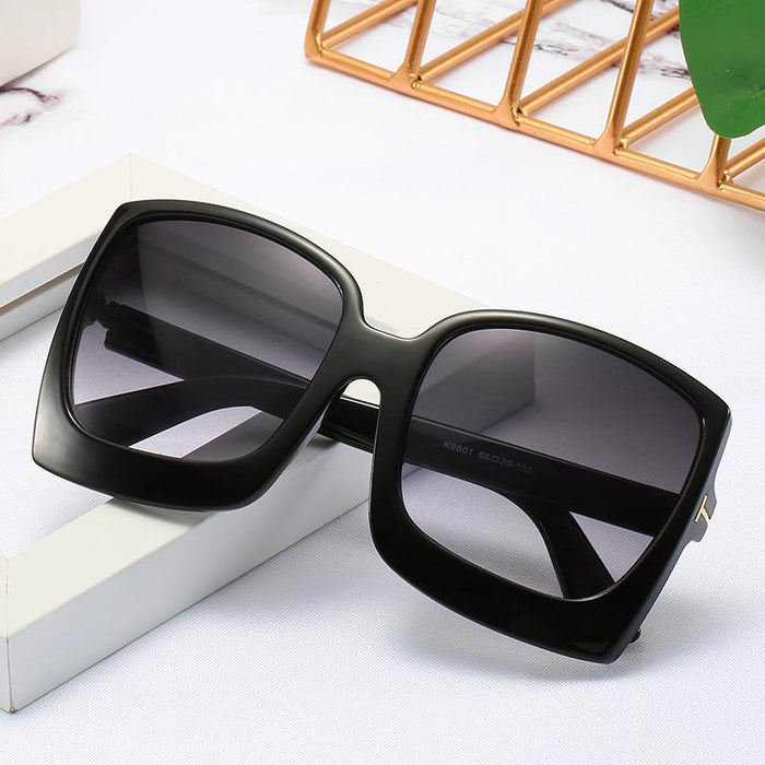 Large Frame Colorful Real Film Sunglasses